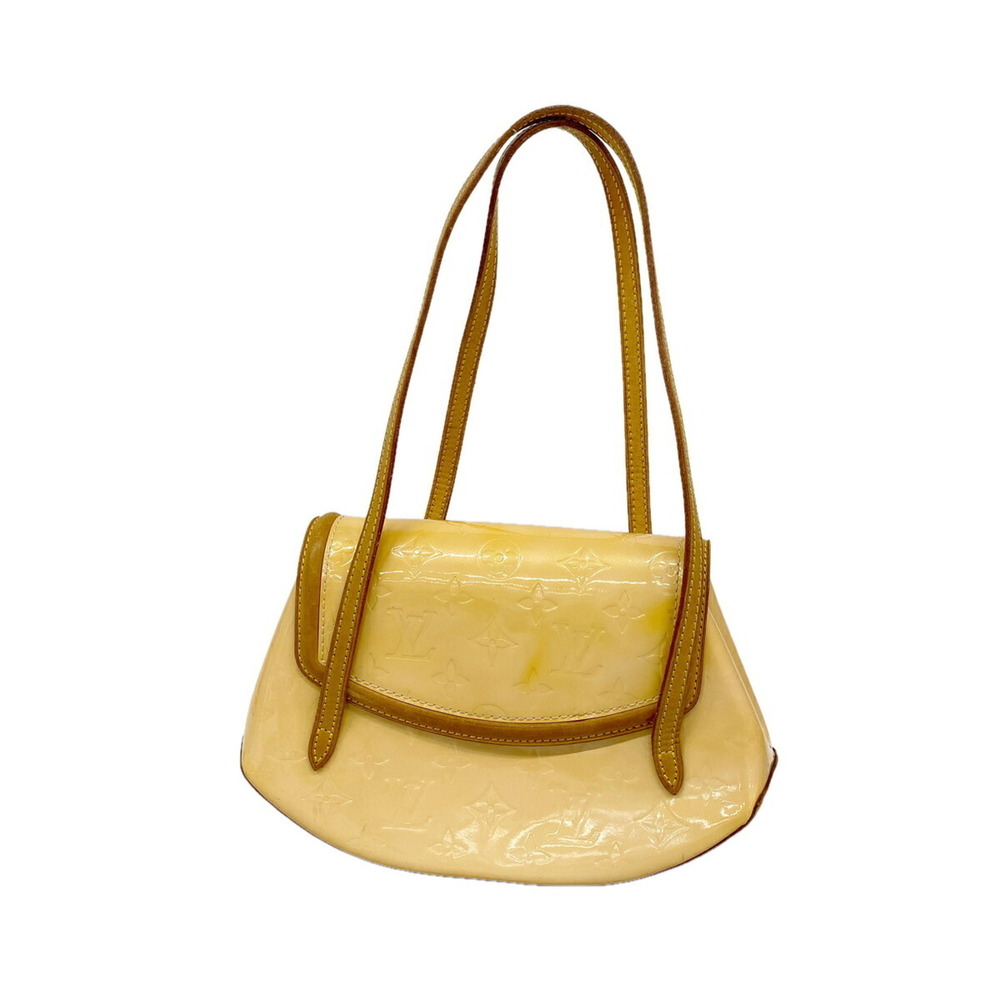 Louis Vuitton Vernis Biscayne Bay PM Shoulder Bag M91288 Marshmallow Pink (Wo...